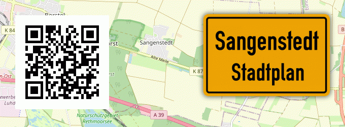 Stadtplan Sangenstedt