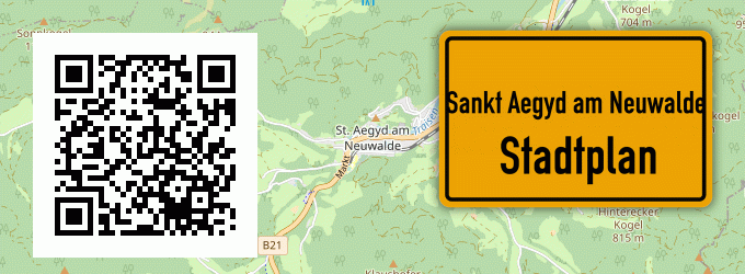 Stadtplan Sankt Aegyd am Neuwalde