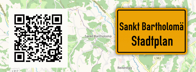 Stadtplan Sankt Bartholomä