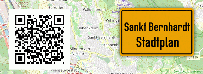 Stadtplan Sankt Bernhardt