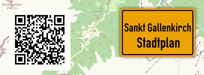 Stadtplan Sankt Gallenkirch