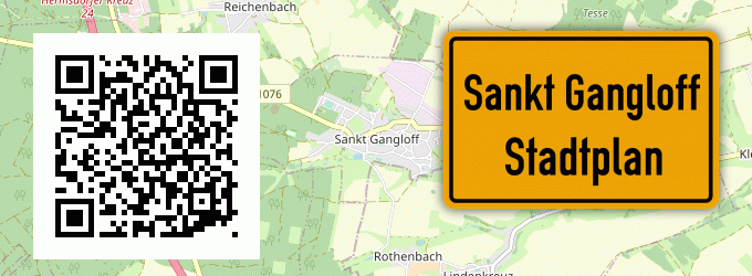 Stadtplan Sankt Gangloff