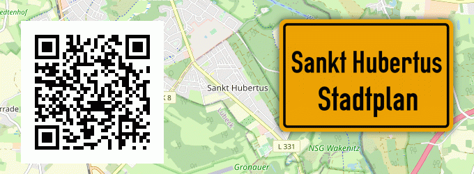 Stadtplan Sankt Hubertus