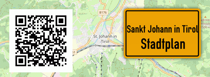 Stadtplan Sankt Johann in Tirol