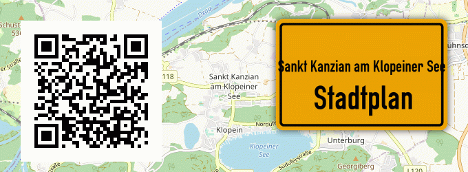 Stadtplan Sankt Kanzian am Klopeiner See