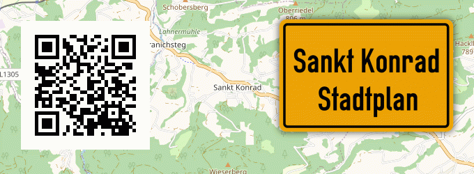 Stadtplan Sankt Konrad