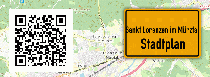 Stadtplan Sankt Lorenzen im Mürztal