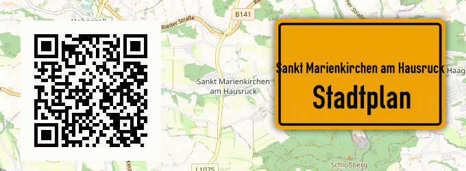 Stadtplan Sankt Marienkirchen am Hausruck