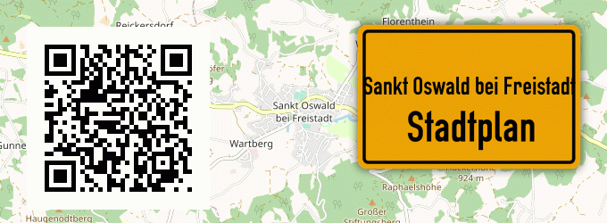 Stadtplan Sankt Oswald bei Freistadt