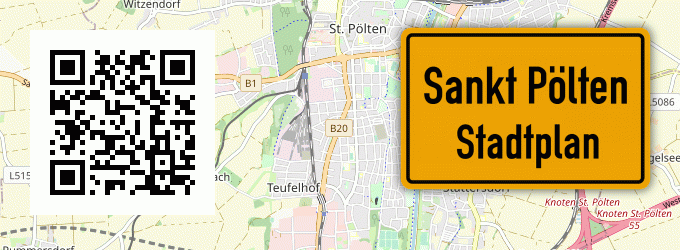 Stadtplan Sankt Pölten