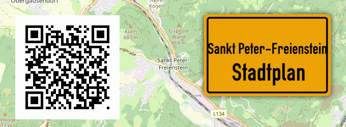 Stadtplan Sankt Peter-Freienstein