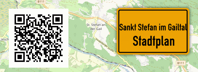 Stadtplan Sankt Stefan im Gailtal