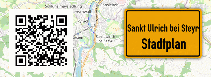 Stadtplan Sankt Ulrich bei Steyr