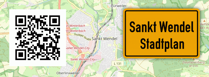 Stadtplan Sankt Wendel