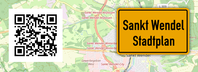 Stadtplan Sankt Wendel
