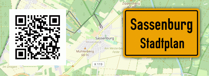 Stadtplan Sassenburg