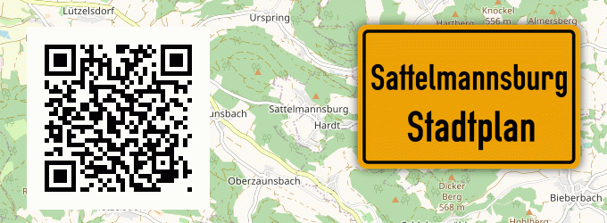 Stadtplan Sattelmannsburg