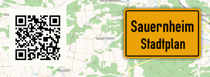 Stadtplan Sauernheim