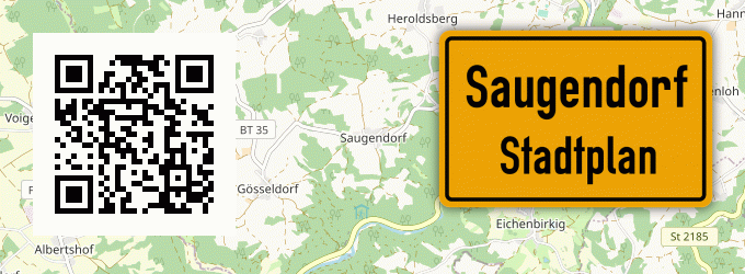 Stadtplan Saugendorf