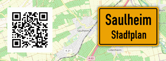 Stadtplan Saulheim