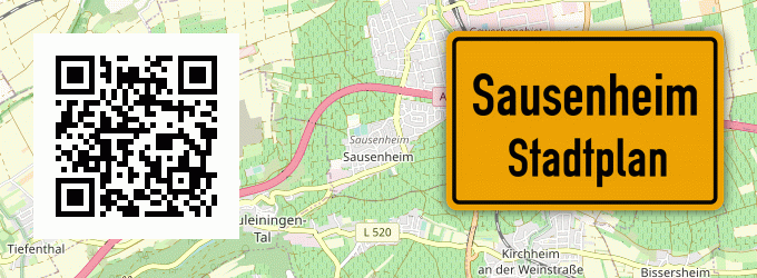 Stadtplan Sausenheim