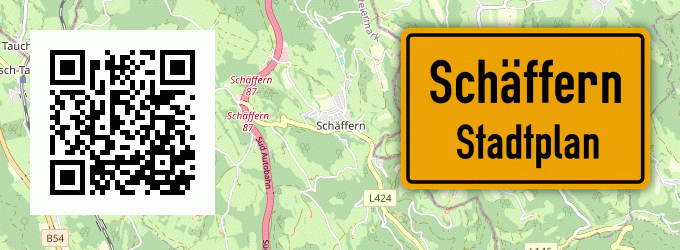 Stadtplan Schäffern