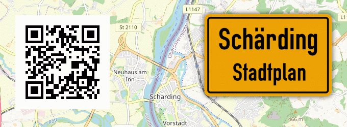 Stadtplan Schärding