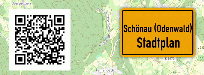 Stadtplan Schönau (Odenwald)