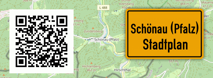 Stadtplan Schönau (Pfalz)