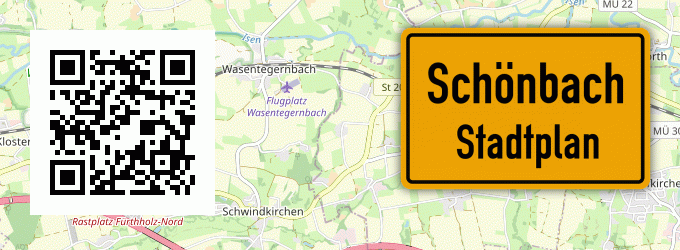 Stadtplan Schönbach