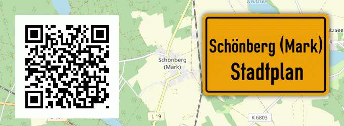 Stadtplan Schönberg (Mark)