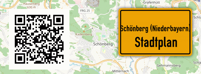 Stadtplan Schönberg (Niederbayern)