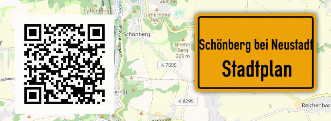 Stadtplan Schönberg bei Neustadt, Dosse