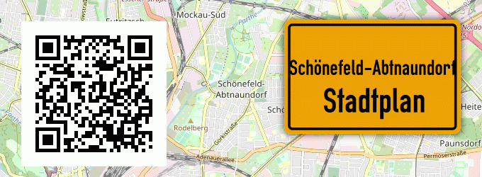 Stadtplan Schönefeld-Abtnaundorf
