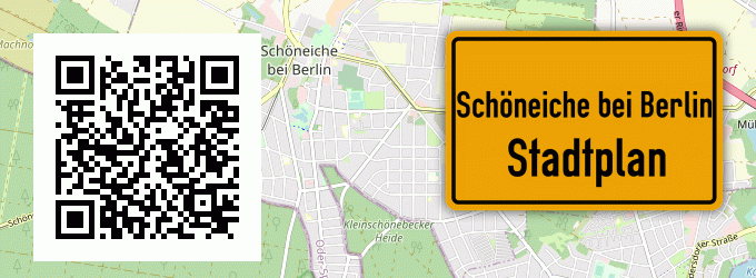 Stadtplan Schöneiche bei Berlin