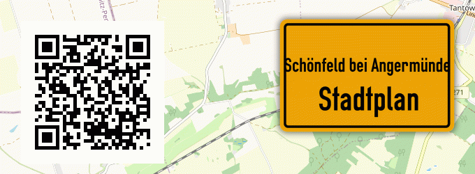 Stadtplan Schönfeld bei Angermünde