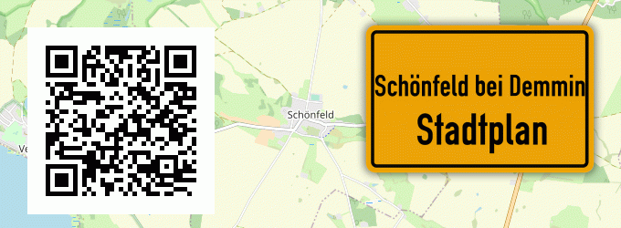Stadtplan Schönfeld bei Demmin