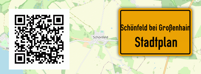 Stadtplan Schönfeld bei Großenhain