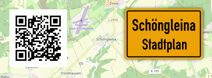 Stadtplan Schöngleina