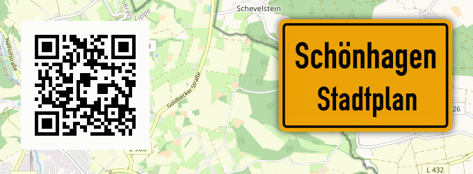 Stadtplan Schönhagen