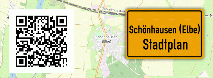 Stadtplan Schönhausen (Elbe)