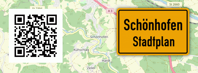Stadtplan Schönhofen