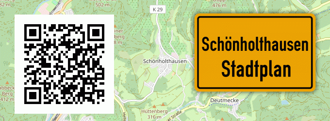 Stadtplan Schönholthausen