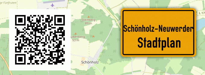 Stadtplan Schönholz-Neuwerder