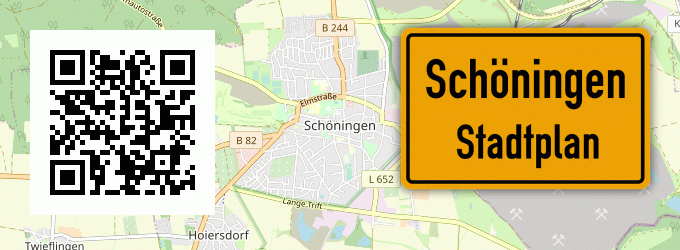 Stadtplan Schöningen