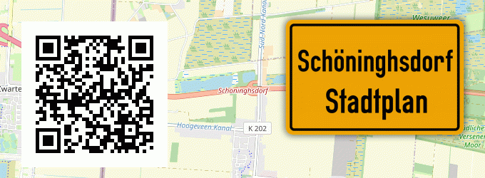 Stadtplan Schöninghsdorf