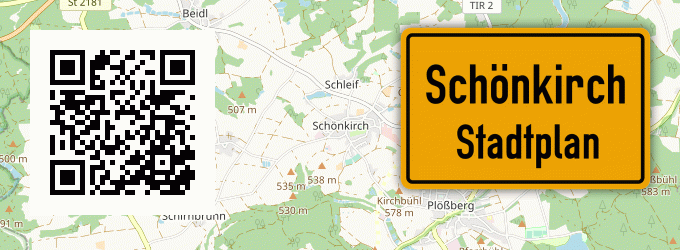 Stadtplan Schönkirch