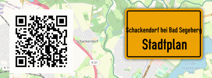 Stadtplan Schackendorf bei Bad Segeberg