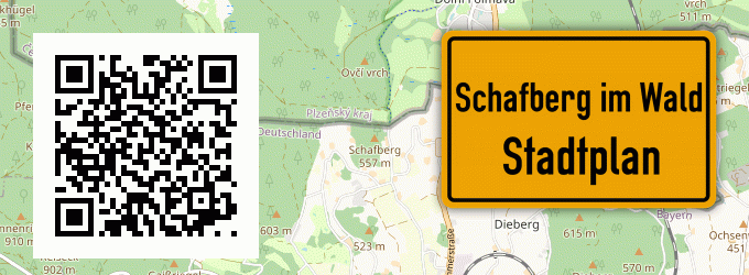 Stadtplan Schafberg im Wald
