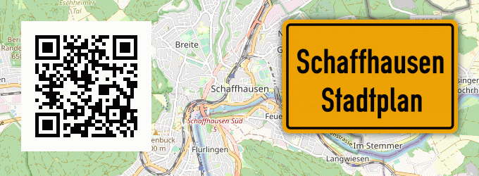 Stadtplan Schaffhausen